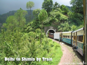 Travel from Delhi to Shimla by Train