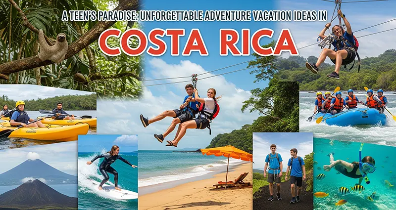 A Teen’s Paradise: Unforgettable Adventure Vacation Ideas in Costa Rica