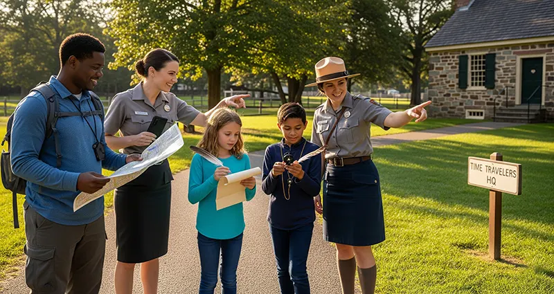 Time Travelers in Training: Fun for the Whole Family at National Historical Parks
